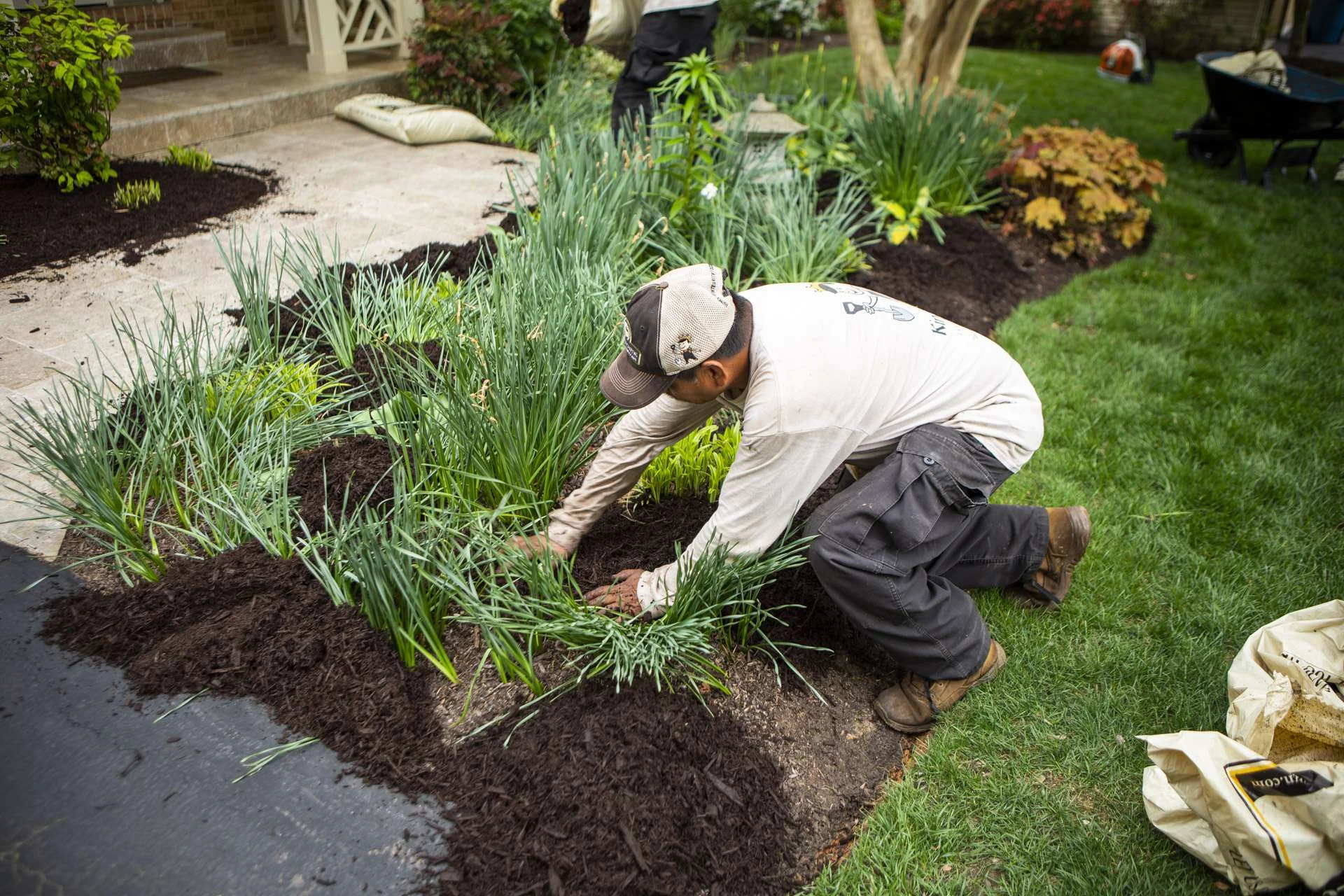 mulch installation